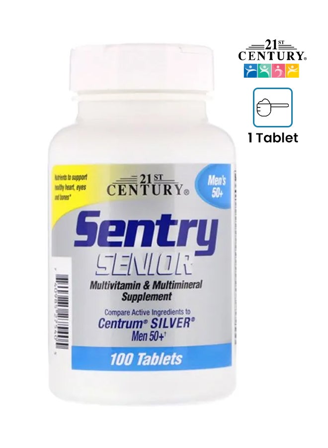 Sentry Senior Multivitamin And Multimineral Supplement - 100 Tablets